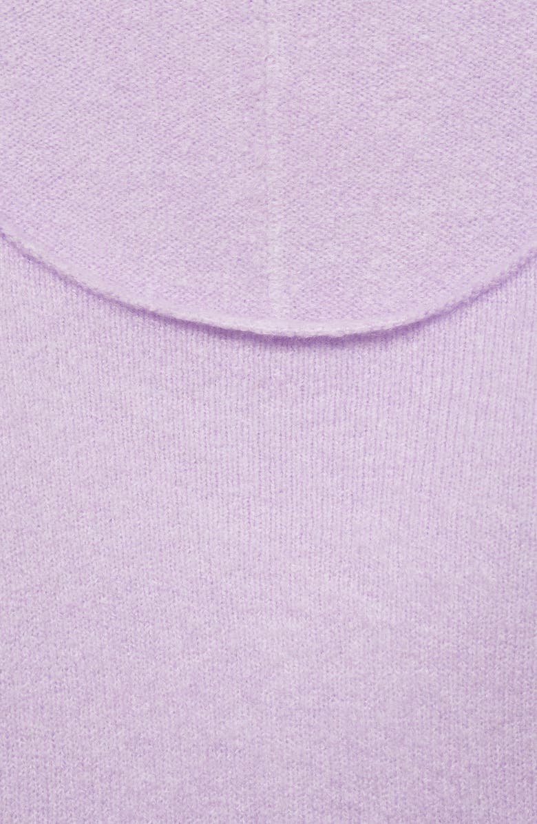 MANGO Boat Neck Sweater, Alternate, color, Lavender