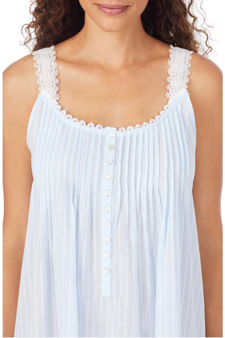 Cotton Chemise, Alternate, color, BLUE