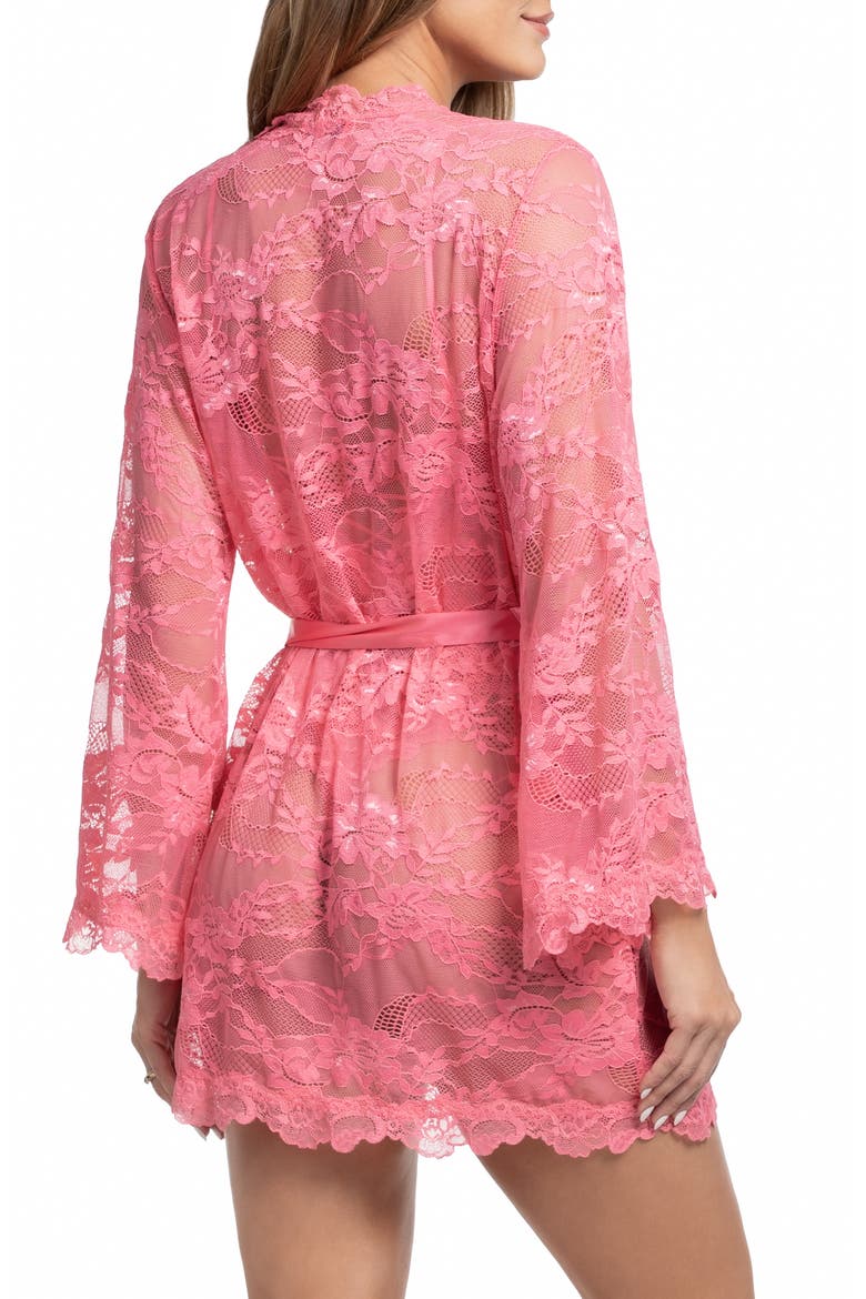 Leilani Lace Wrap EILANI WRAPPER, Alternate, color, CORAL