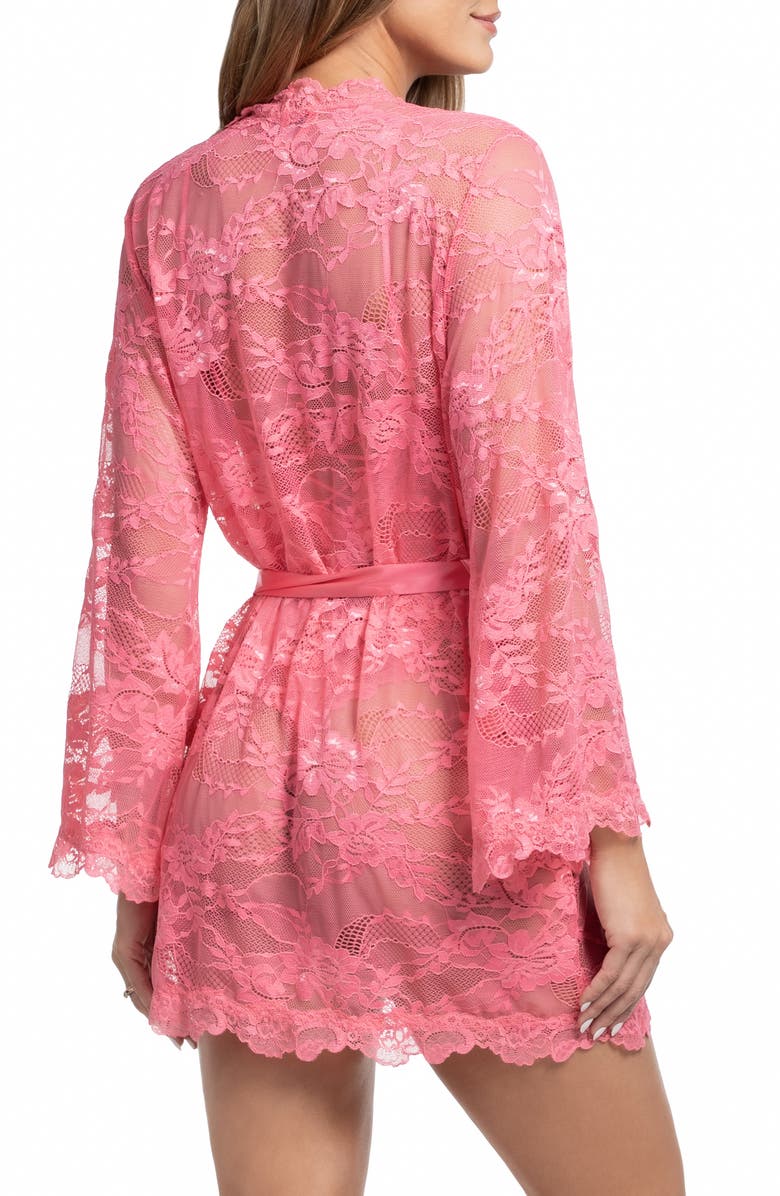 In Bloom by Jonquil Leilani Lace Wrap EILANI WRAPPER, Alternate, color, Coral