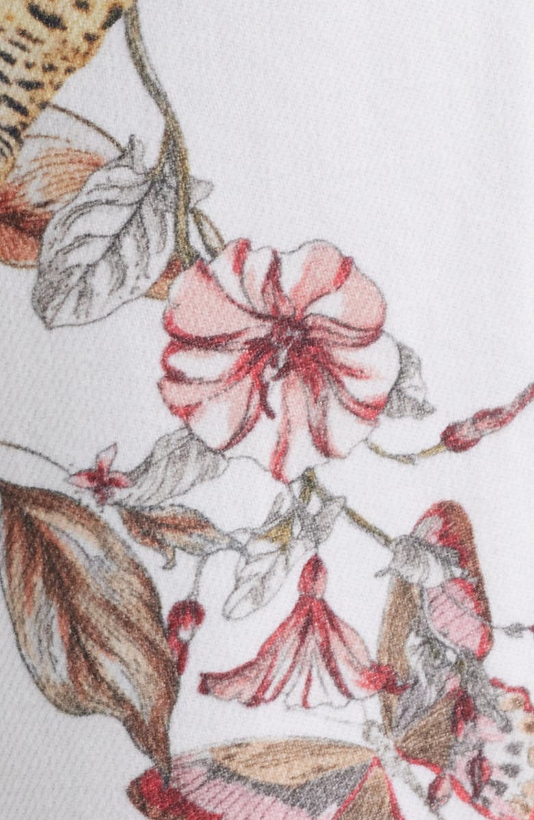 L'AGENCE Blaine Crop Stovepipe Jeans, Alternate, color, Butterfly Jungle