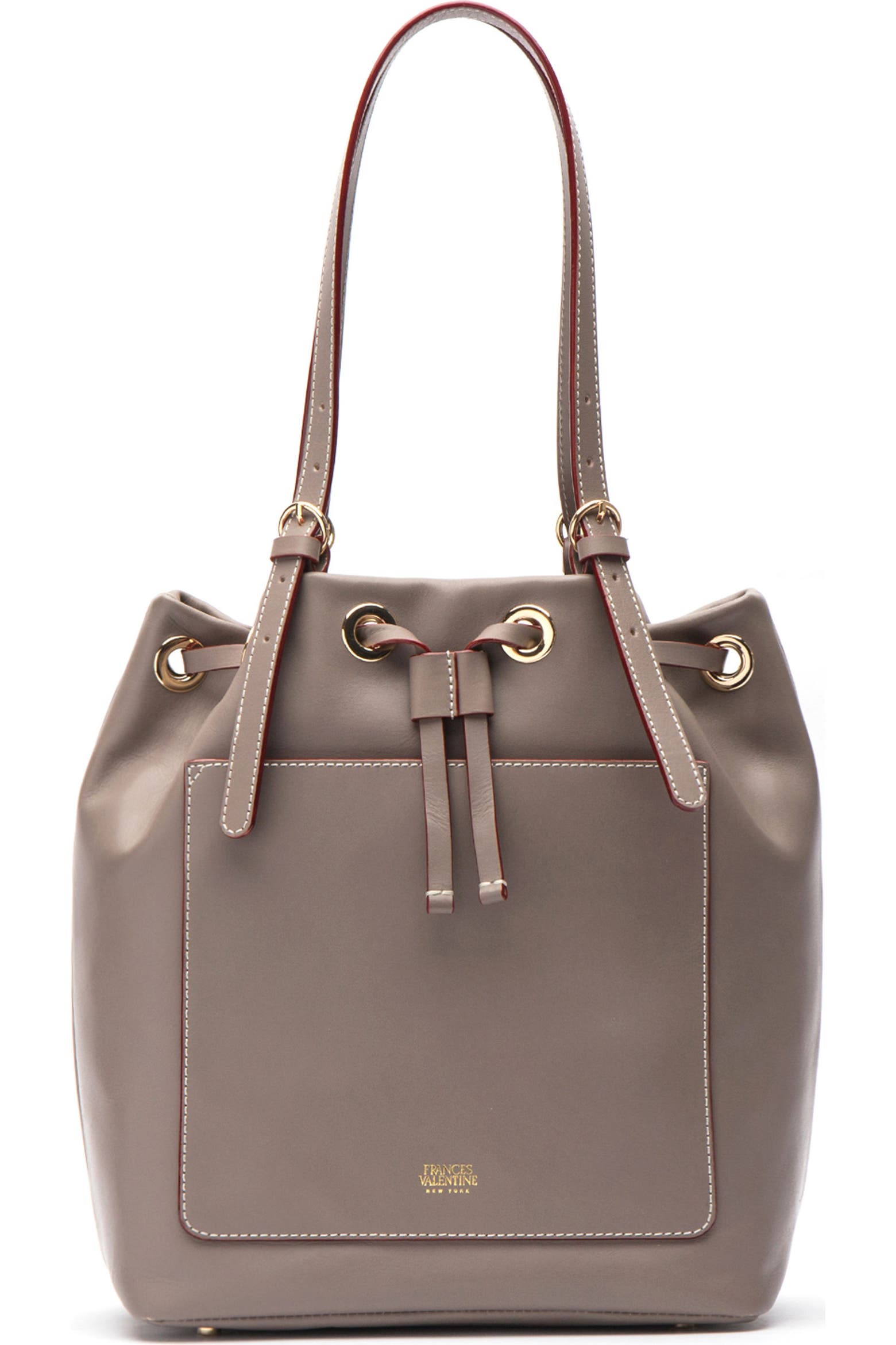 Ali Raks Wal Frances Valentine Ali Leather Drawstring Tote (Women) | Nordstromrack