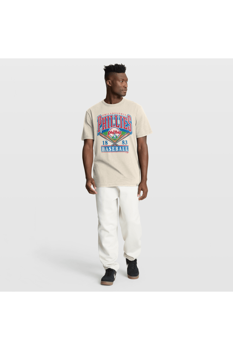 Men's Fanatics Tan Philadelphia Phillies Stadium Slub T-Shirt, Alternate, color, Tan