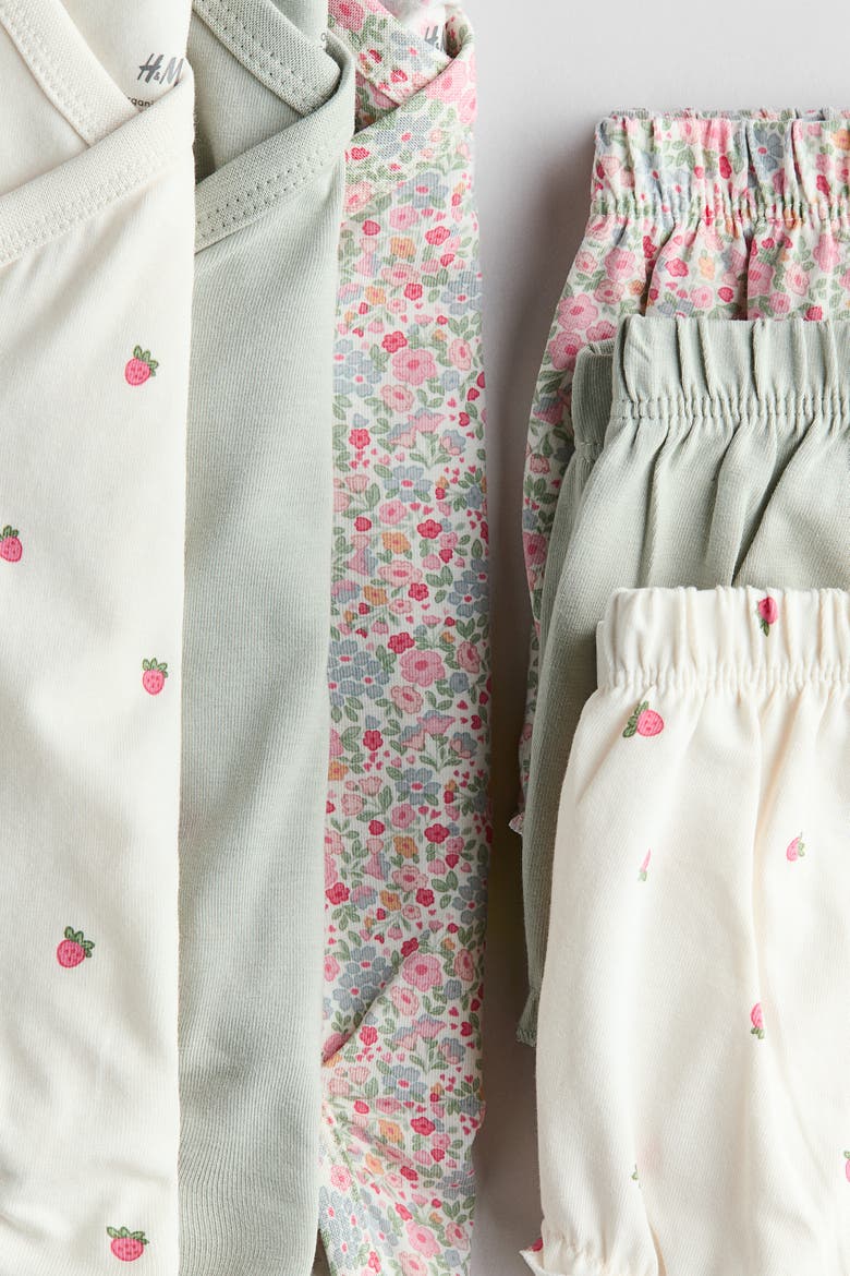 6-piece Jersey Set, Alternate, color, Pink/floral