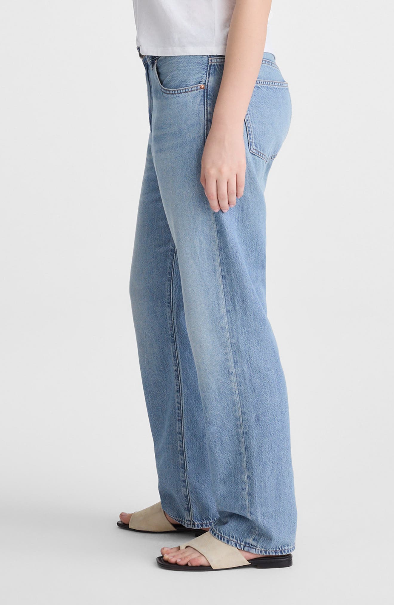 Madewell The Dean Easy Straight Airy Denim Jeans (Women) | Nordstrom