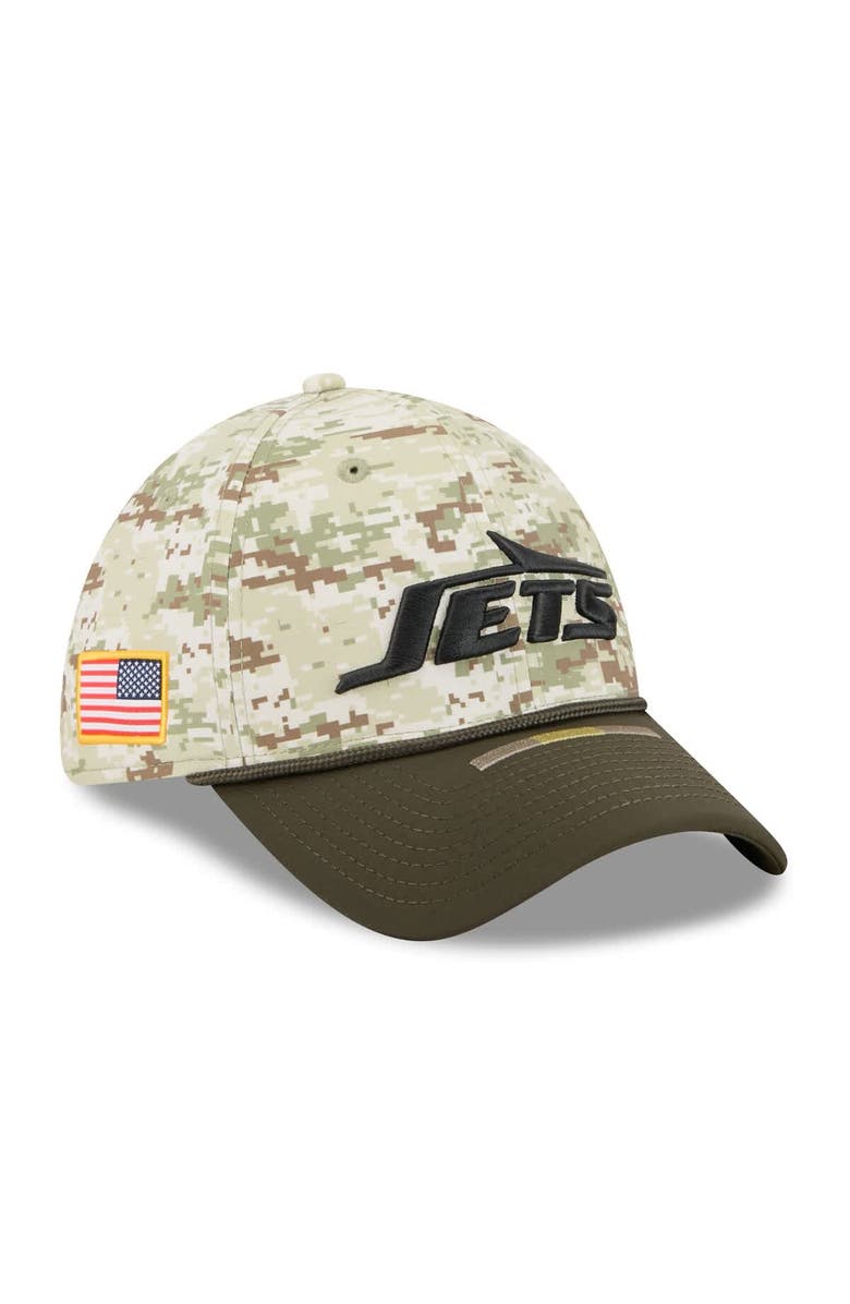 New Era Men's New Era  Camo New York Jets 2025 Salute to Service 39THIRTY Flex Hat, Main, color, Camo