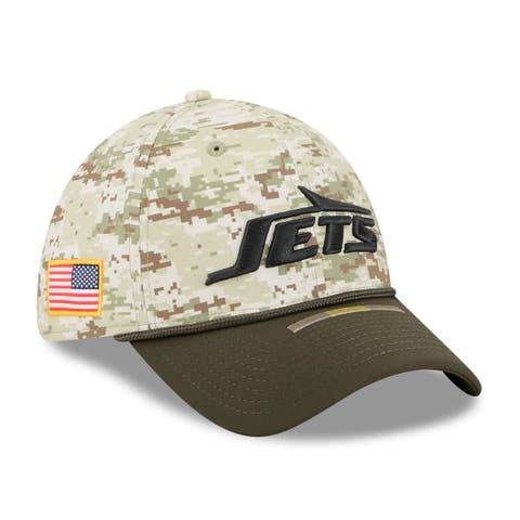 Men's New Era  Camo New York Jets 2025 Salute to Service 39THIRTY Flex Hat