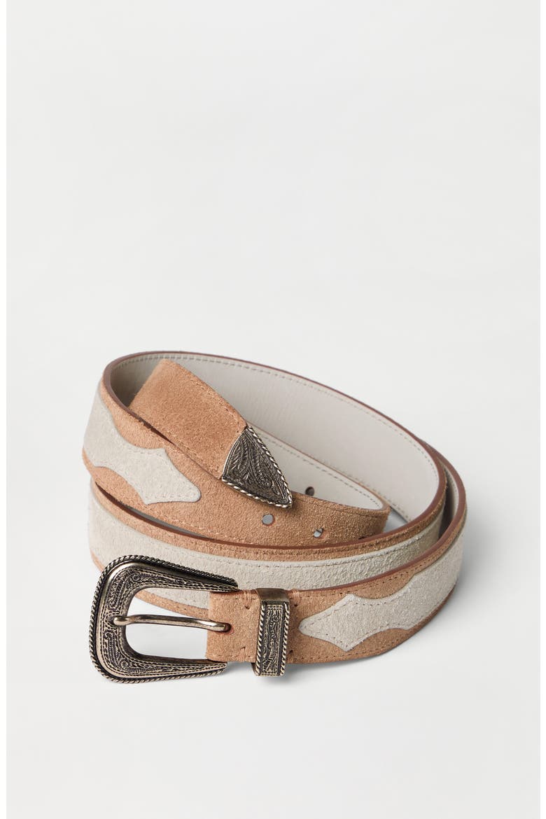 Reversed calfskin belt, Alternate, color, Light Brown