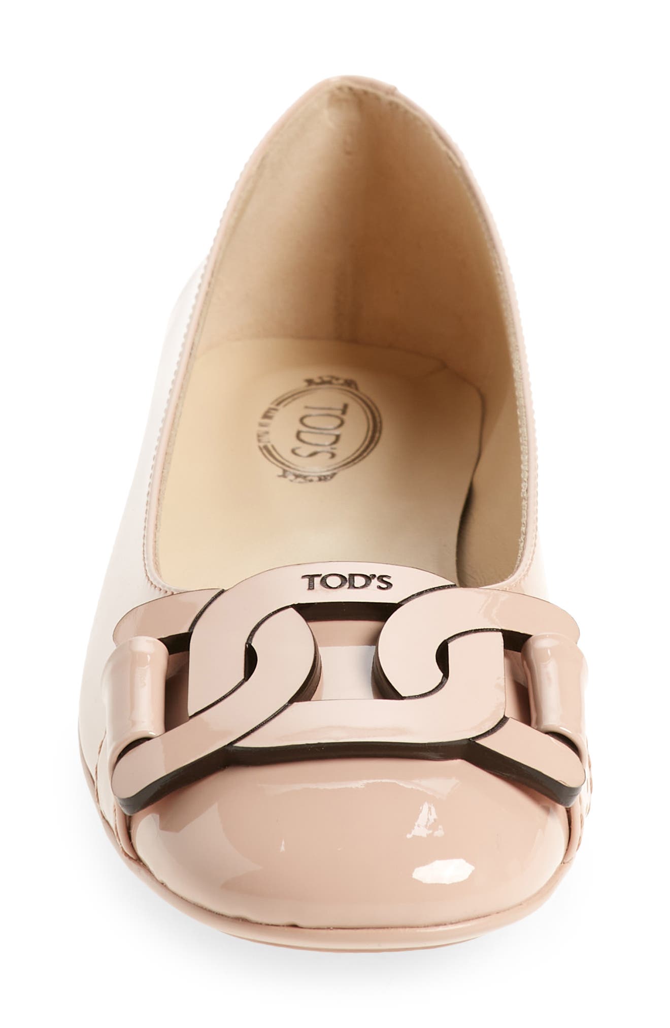 Chain Detail Ballet Flat, Alternate, color, BLUSH