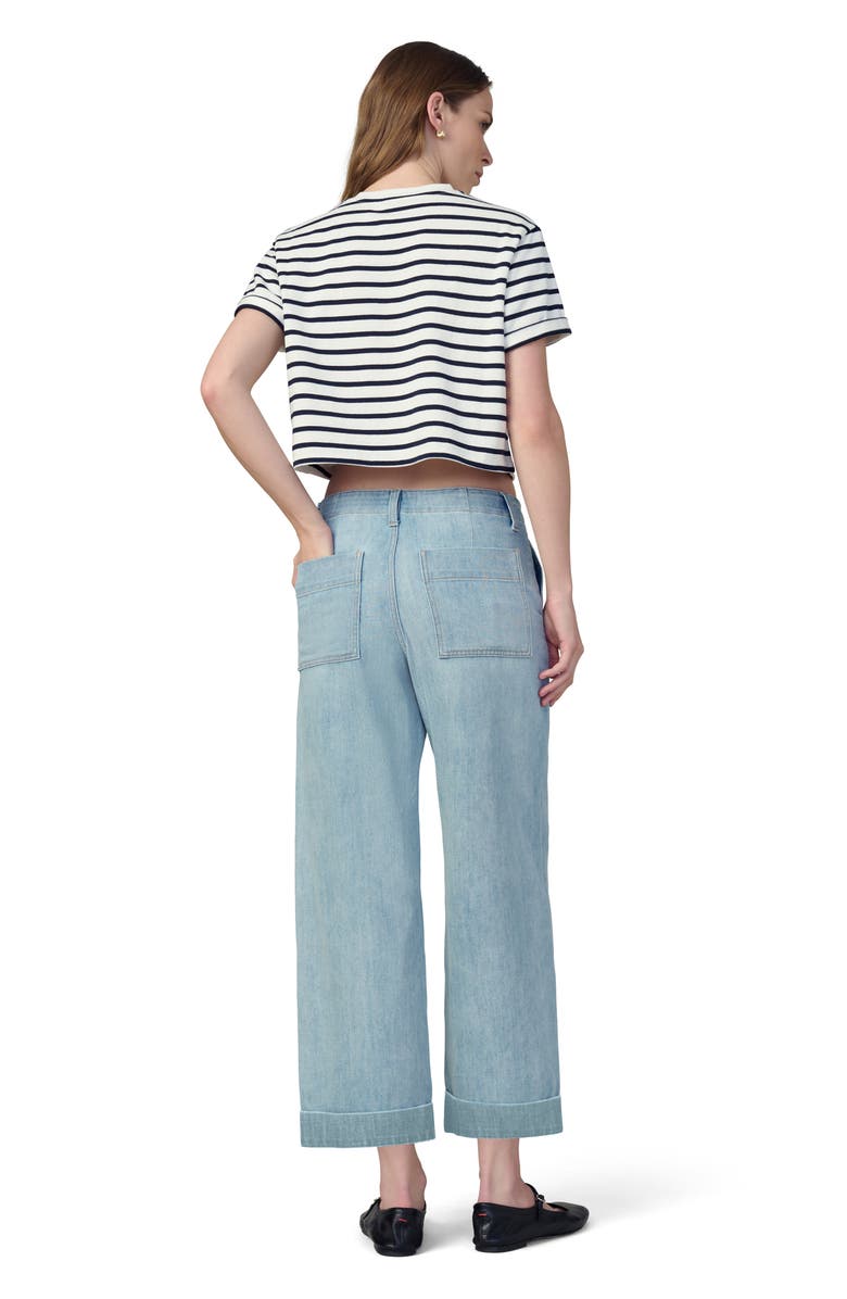 Joe's The Karter High Waist Cuffed Wide Leg Jeans, Alternate, color, Best Days