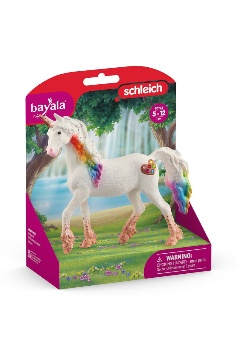 Bayala Rainbow Love Unicorn Mare, Collectible Figurine, Kids, Alternate, color, Multicolored