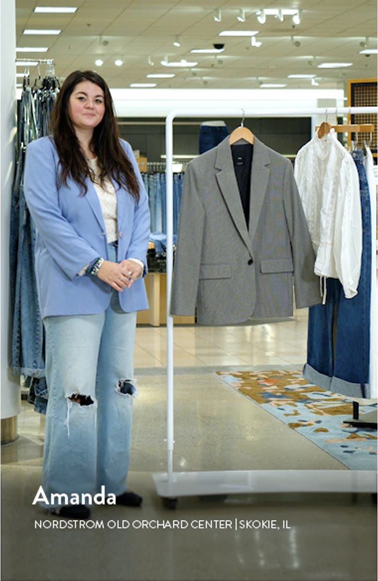 Houndstooth One-Button Blazer, sales video thumbnail