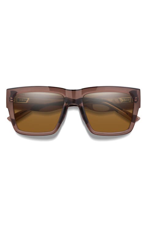 Lineup 58mm ChromaPop™ Polarized Rectangular Sunglasses
