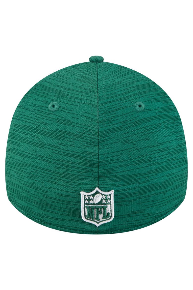 Men's New Era  Green New York Jets Stripes 39THIRTY Flex Hat, Alternate, color, Green