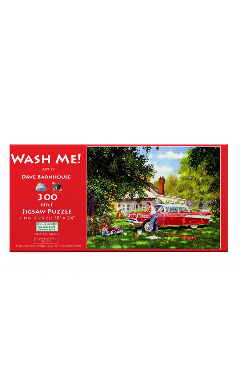 Sunsout Wash Me 300 piece Jigsaw Puzzle for Adults, Alternate, color, Multicolor