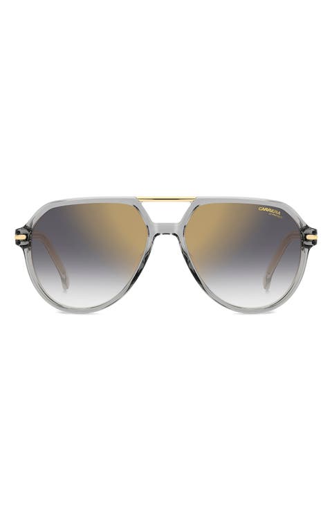 58mm Pilot Sunglasses