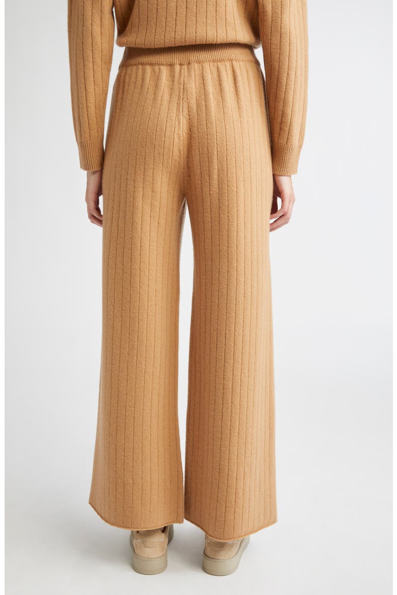 Wool & Cashmere Wide Leg Pants, Alternate, color, 04 CAMEL
