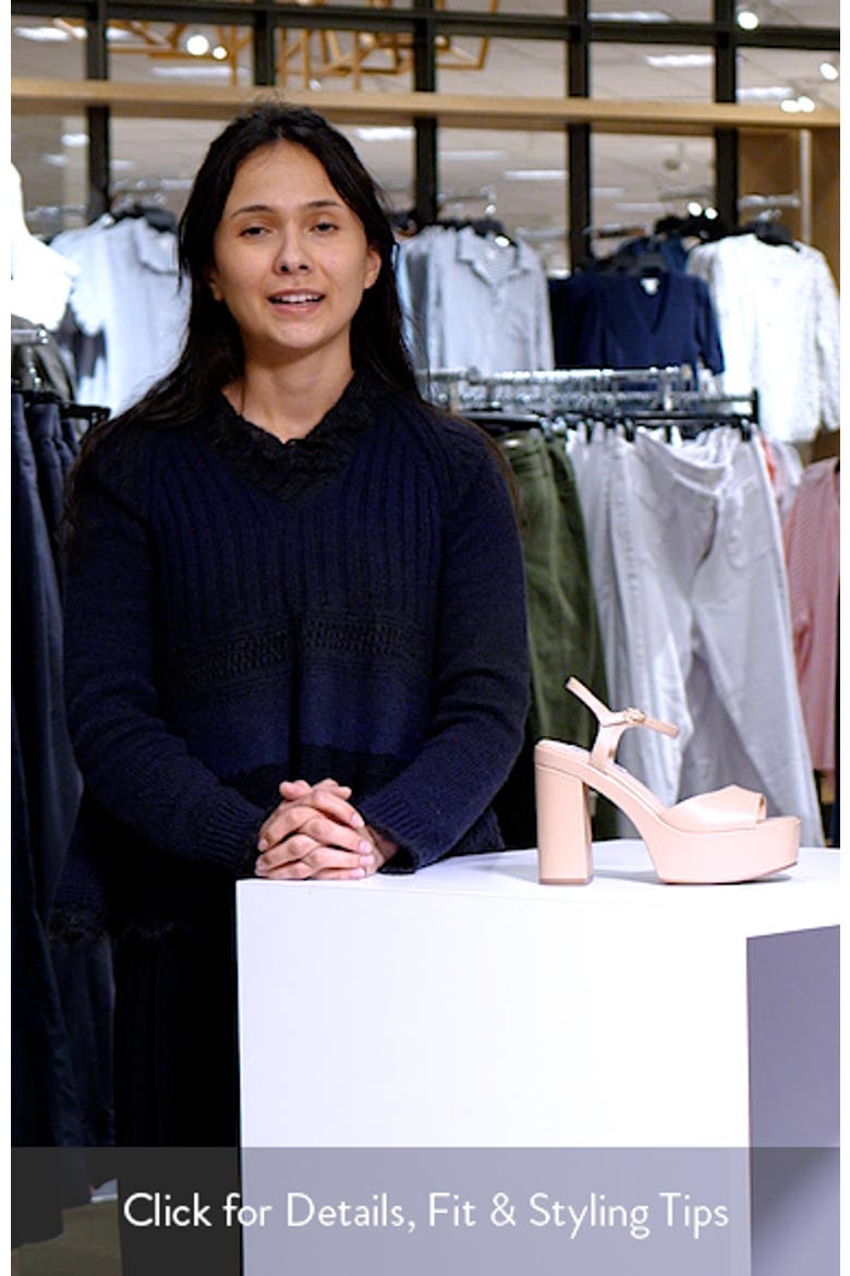 Odina Ankle Strap Platform Sandal video
