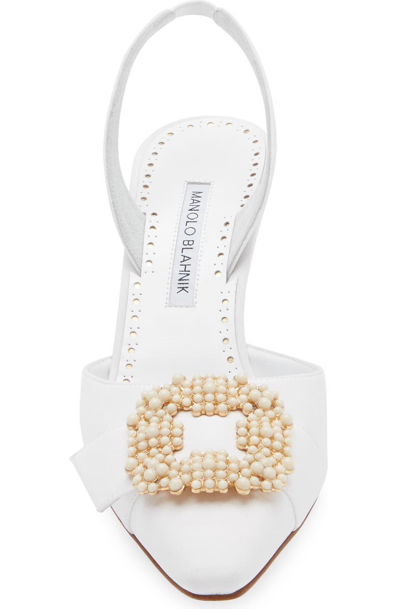 Manolo Blahnik Gibsli Buckle Slingback Pump, Alternate, color,