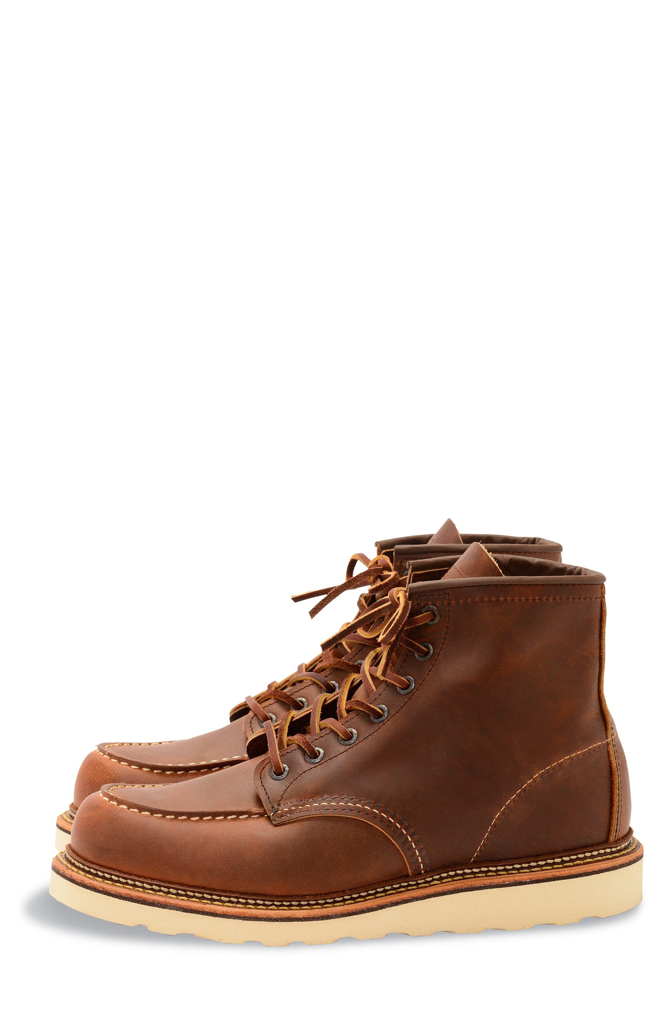 Red Wing 1907 Classic Moc Boot, Alternate, color, Copper Brown- 1907