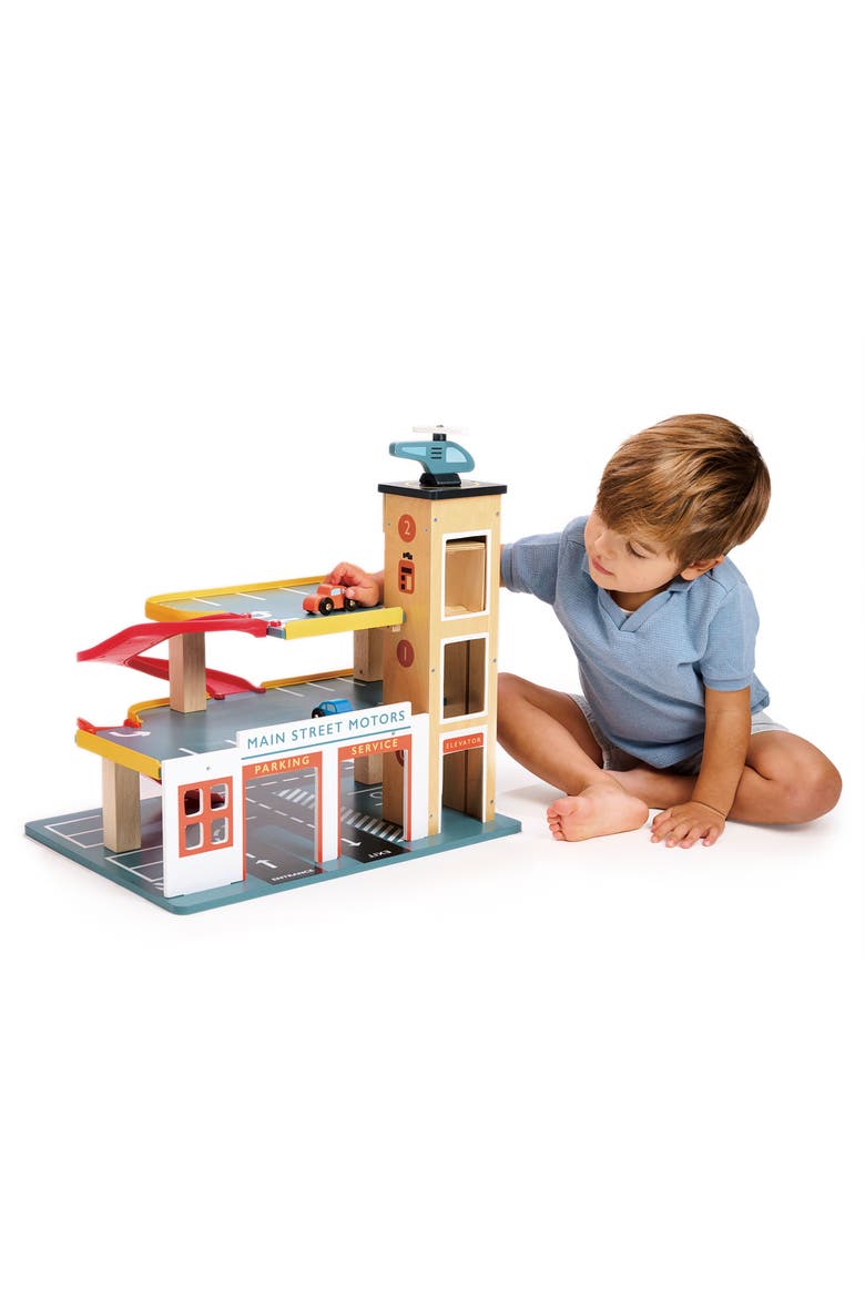 Multi-Level Garage with Lift, Alternate, color, Multi-color