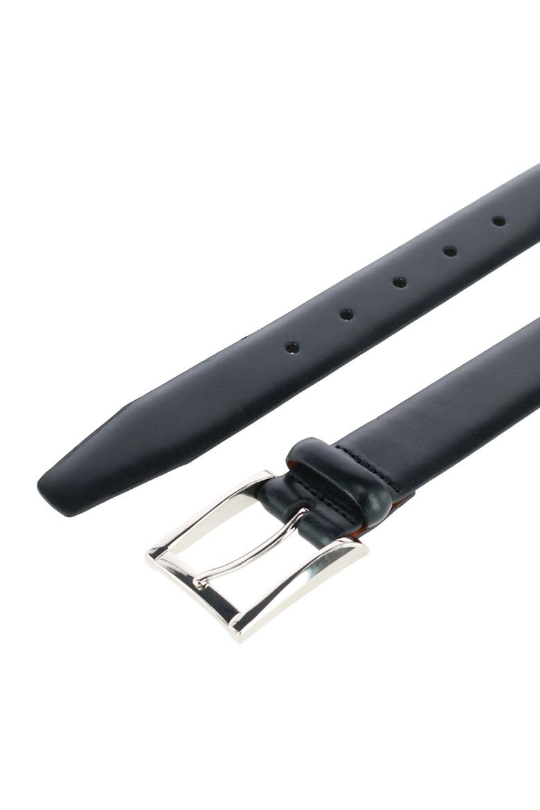 Broderick 32mm Leather Dress Belt, Alternate, color, Black