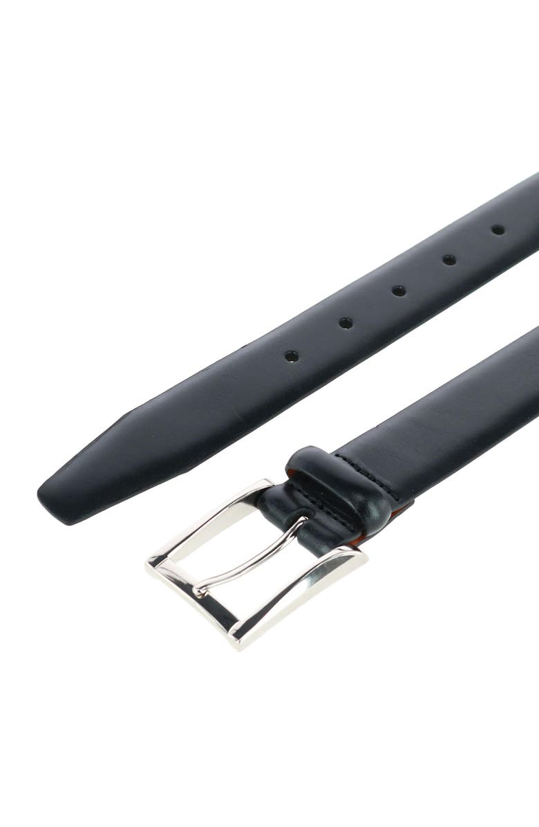 Trafalgar Broderick 32mm Leather Dress Belt, Alternate, color, Black