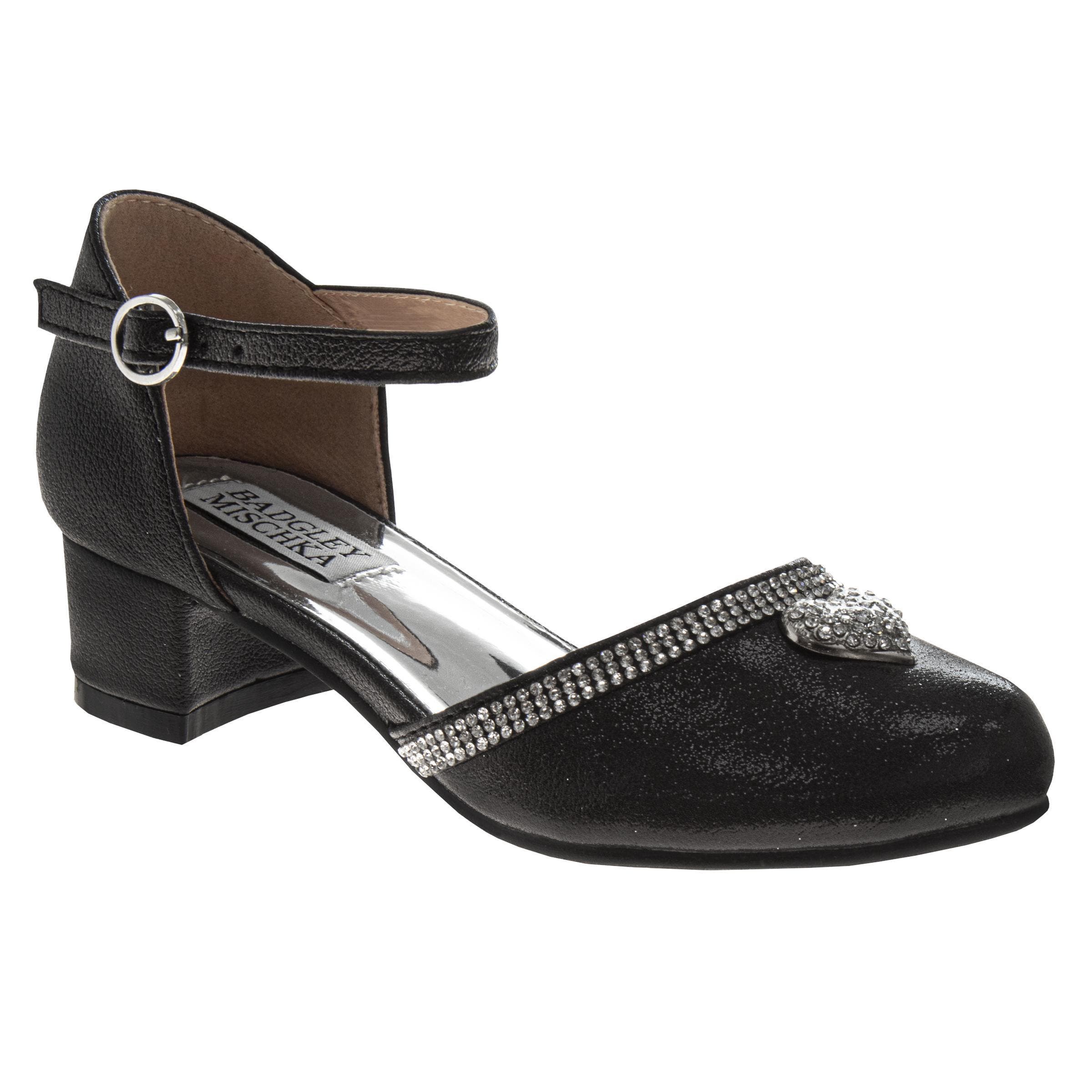 BADGLEY MISCHKA Low Heeled Dress Shoes Girls'  Elegant Stylish Formal Wear, Main, color, 