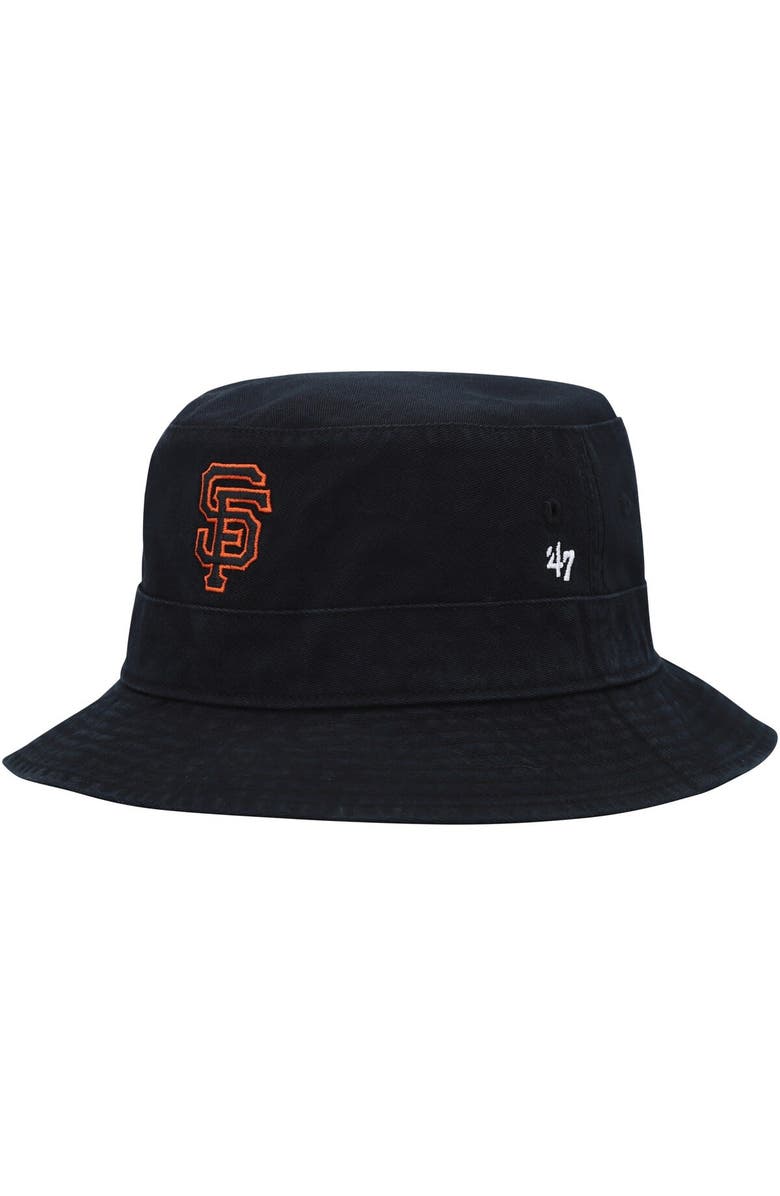'47 Men's '47  Black San Francisco Giants Primary Bucket Hat, Main, color, 