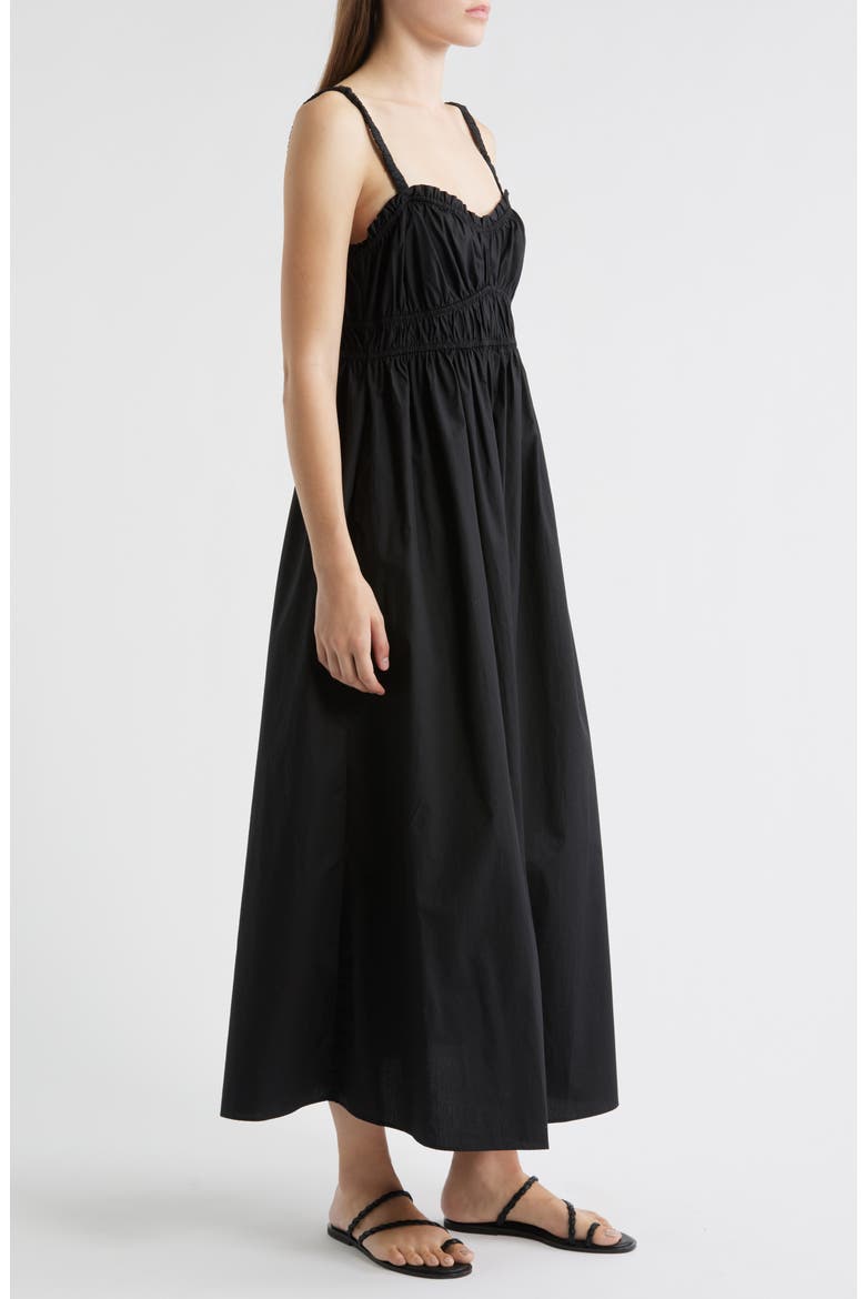 Dalza Cotton Dress, Alternate, color, BLK