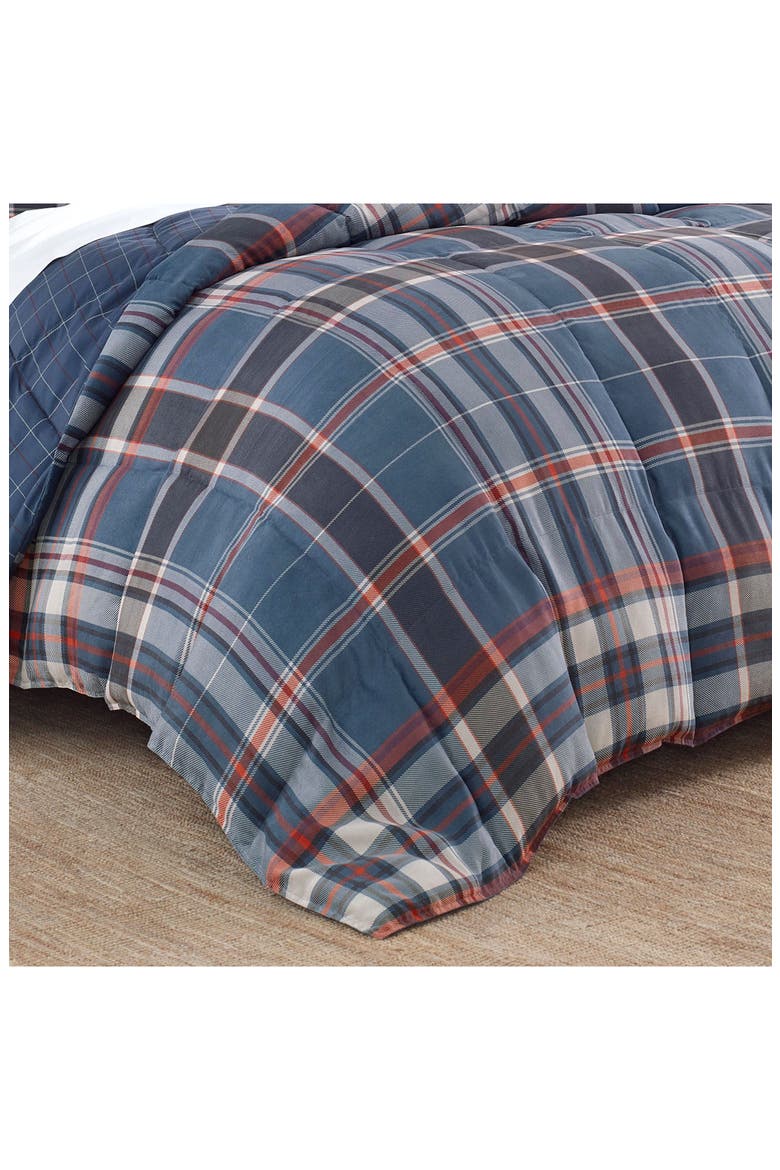 Shasta Lake Navy Micro Suede Comforter Set, Alternate, color, NAVY