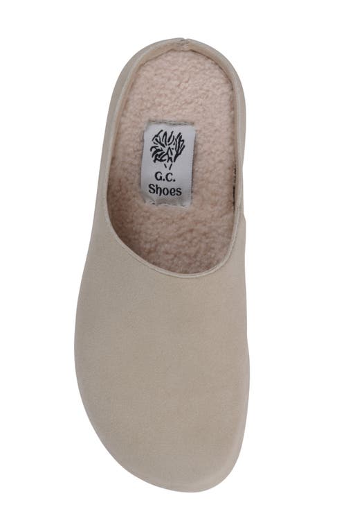 Gc Shoes Pax Faux Fur Lined Clog In White