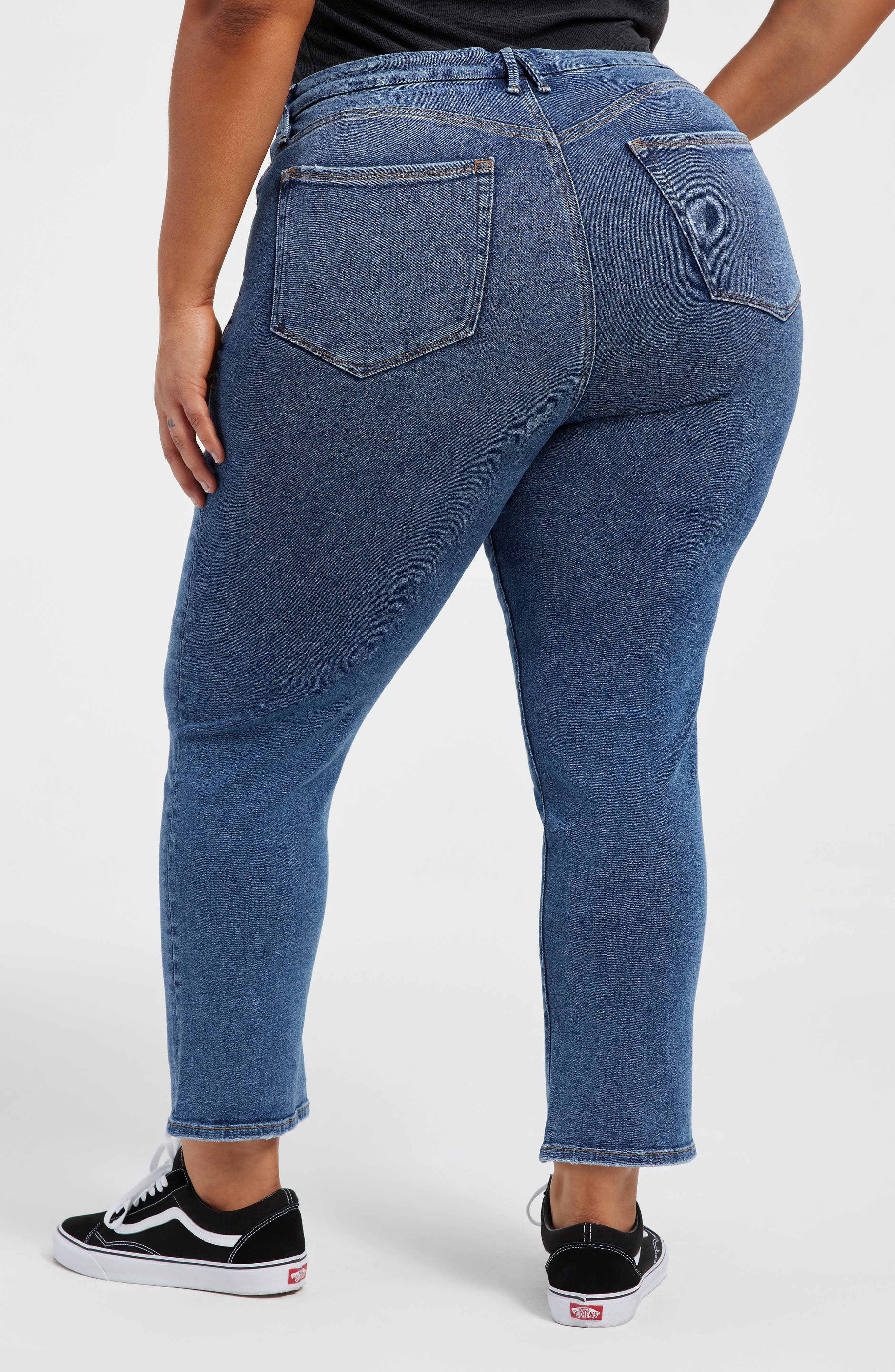 Good American Good Legs Straight Leg Jeans (Women) | Nordstromrack