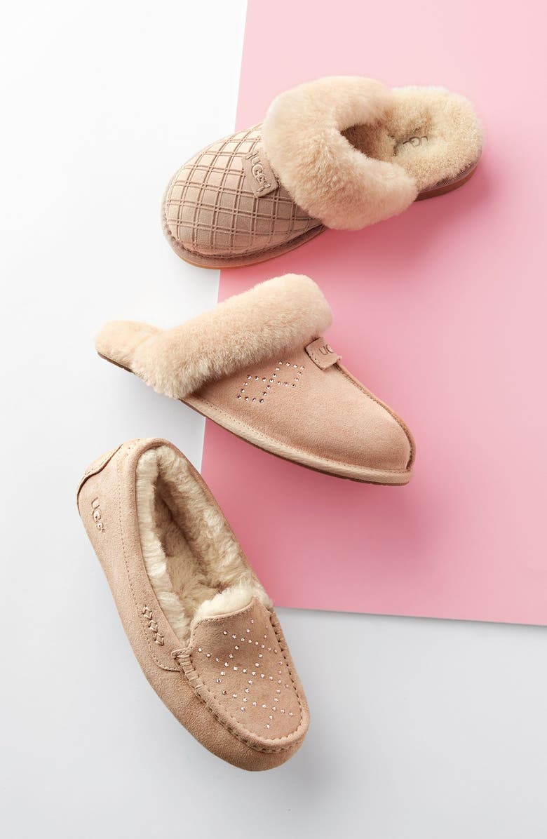 UGG<sup>®</sup> Cozy Genuine Shearling Slipper, Main, color,