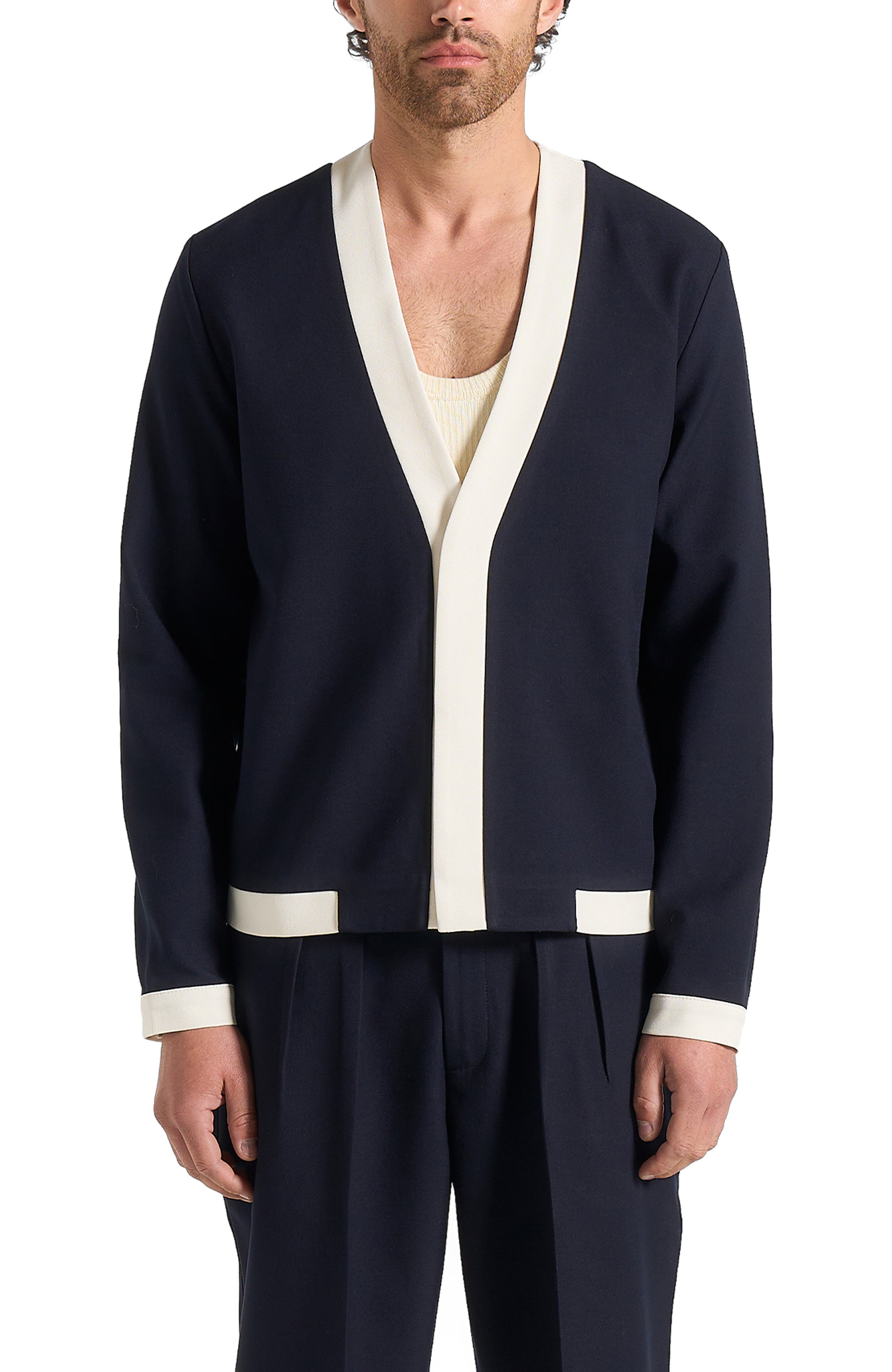 selected Navy/White