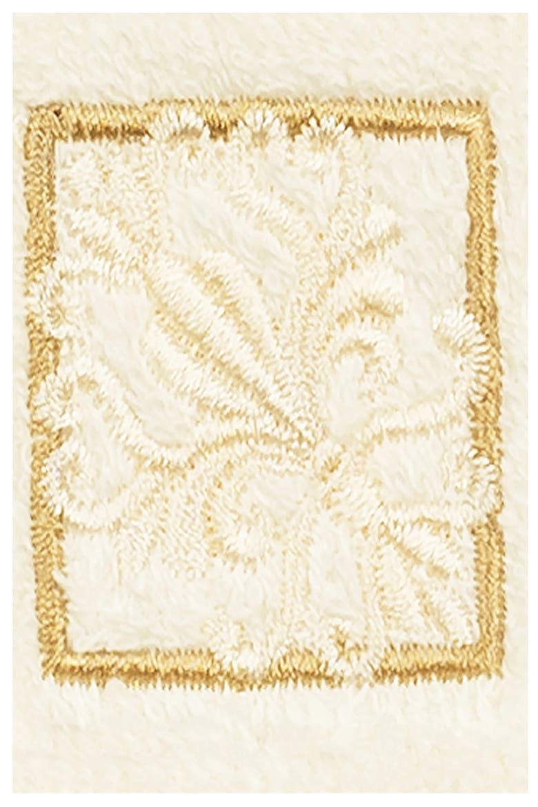 Vivian Embellished Washcloth - Set of 2 - Cream, Alternate, color, CREAM