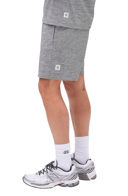 Reigning Champ Solotex® Mesh Tiebreak 7-inch Shorts In Heather Grey