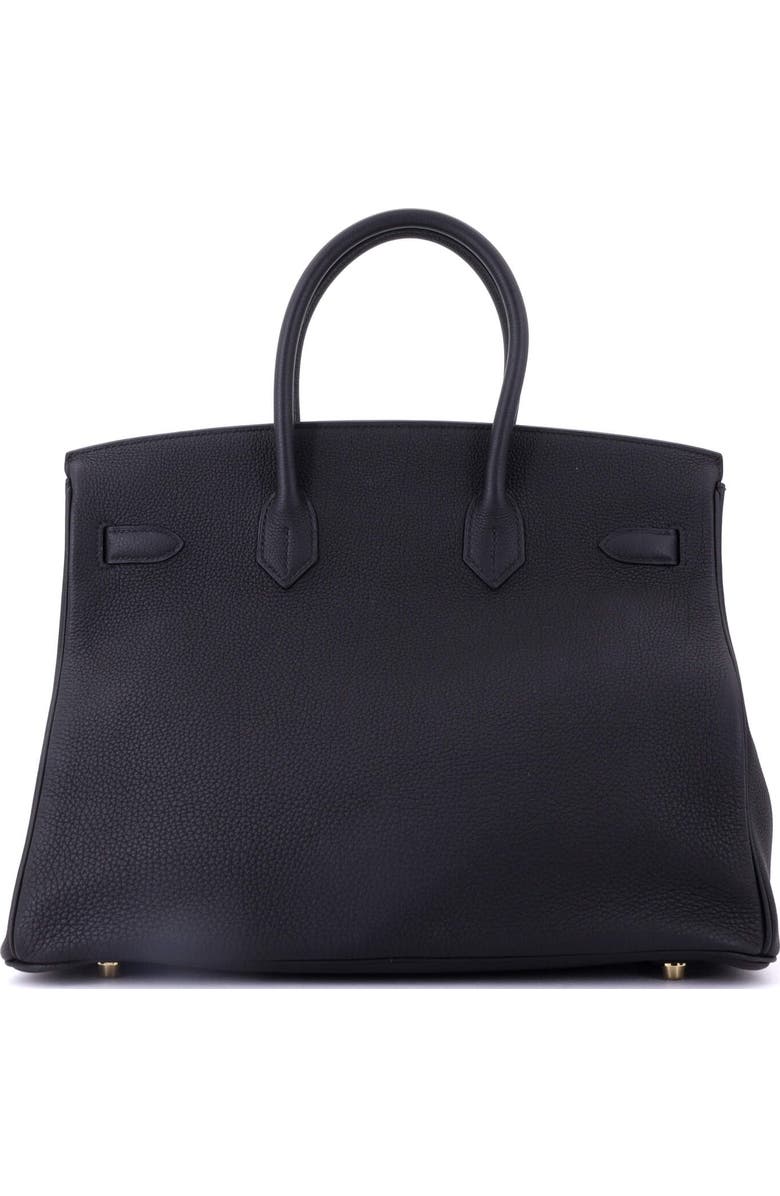 Pre-Owned Hermes Birkin Handbag Black Togo with Gold Hardware 35, Alternate, color, Noir