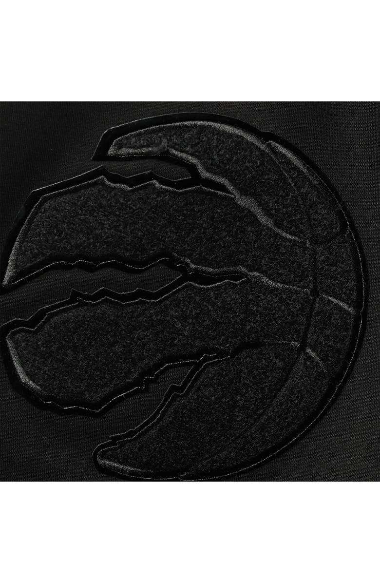 PRO STANDARD Men's Pro Standard Toronto Raptors Triple Black Gloss Shorts, Alternate, color, Black