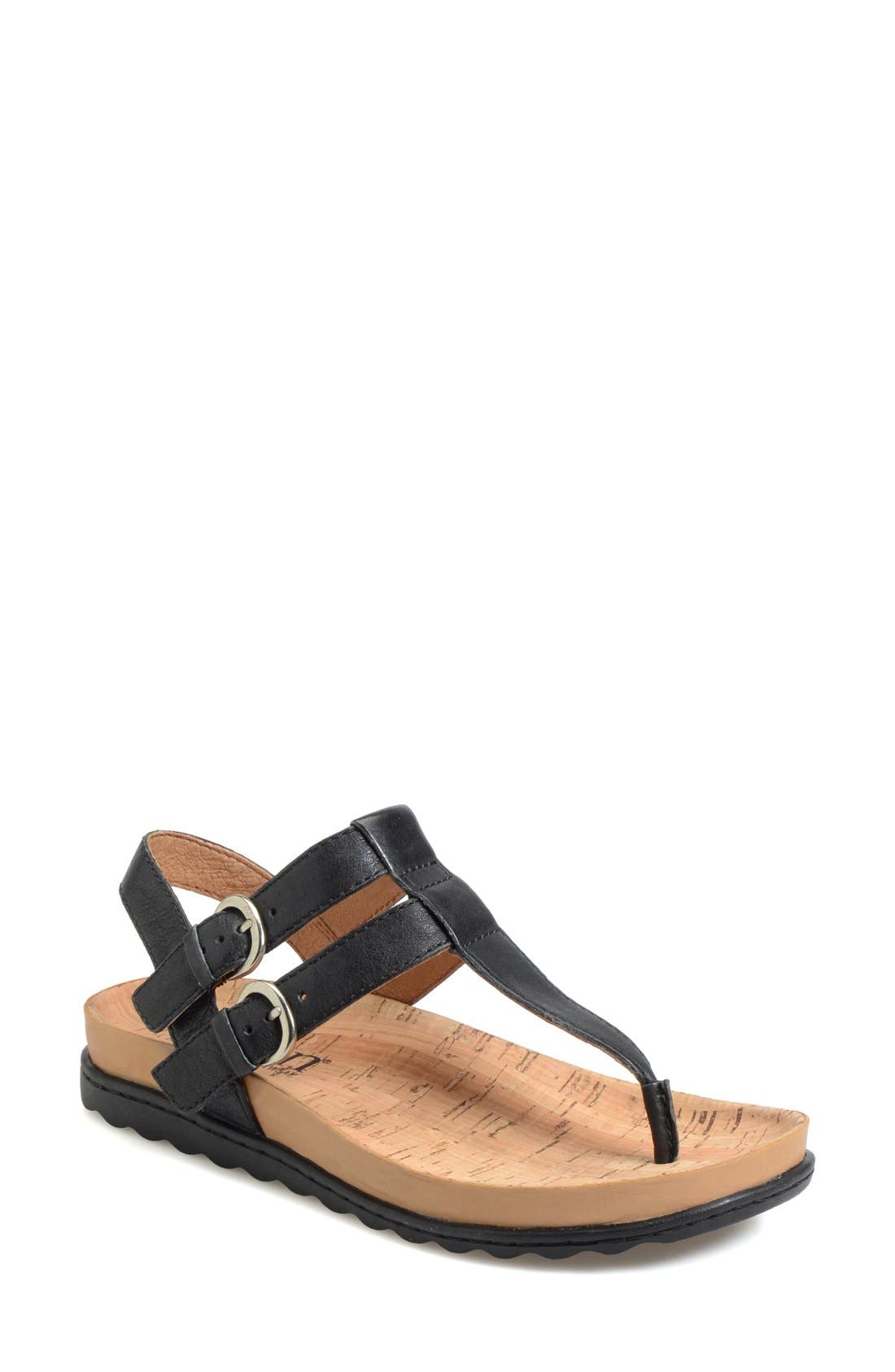 Børn 'Reta' Leather Thong Sandal, Main, color, 