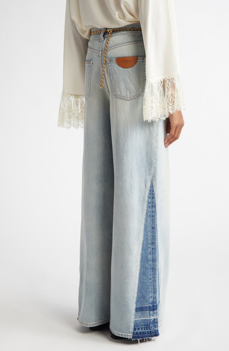 Chloé Wide Leg Jeans, Alternate, color, 
