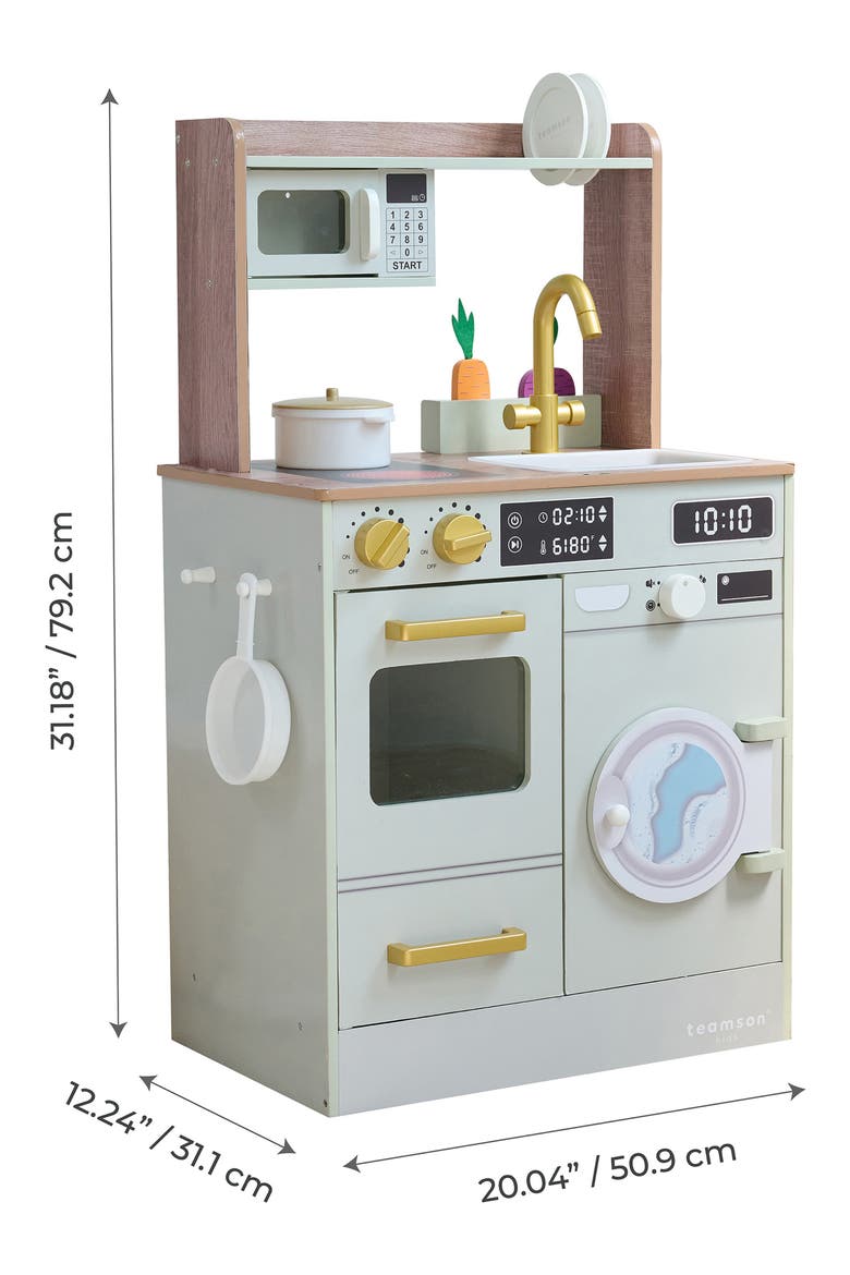 Little Chef Lake Tahoe Play Kitchen & Accessories, Alternate, color, GREEN