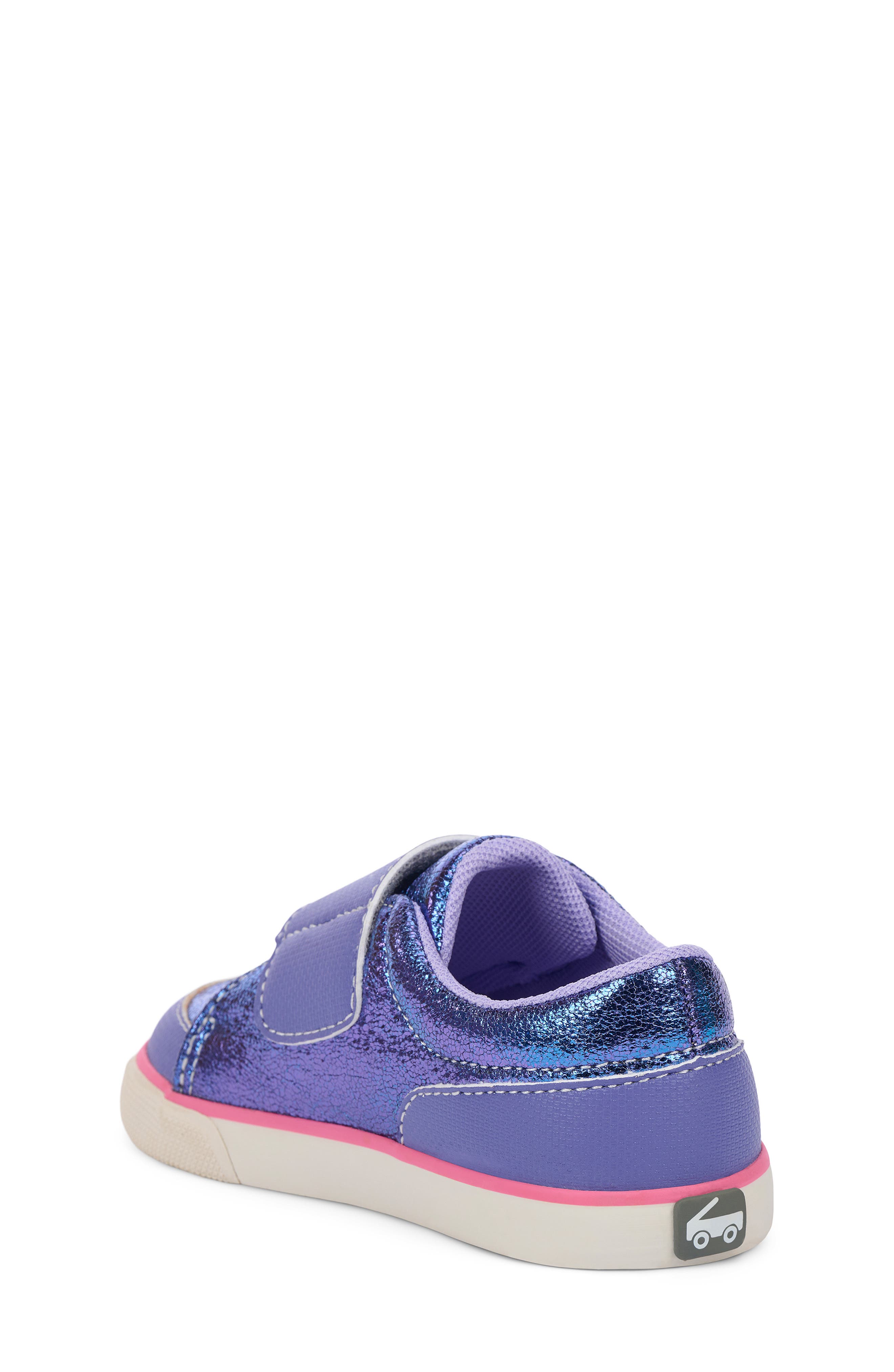 Kids' Toni Sneaker, Alternate, color, PURPLE METALLIC