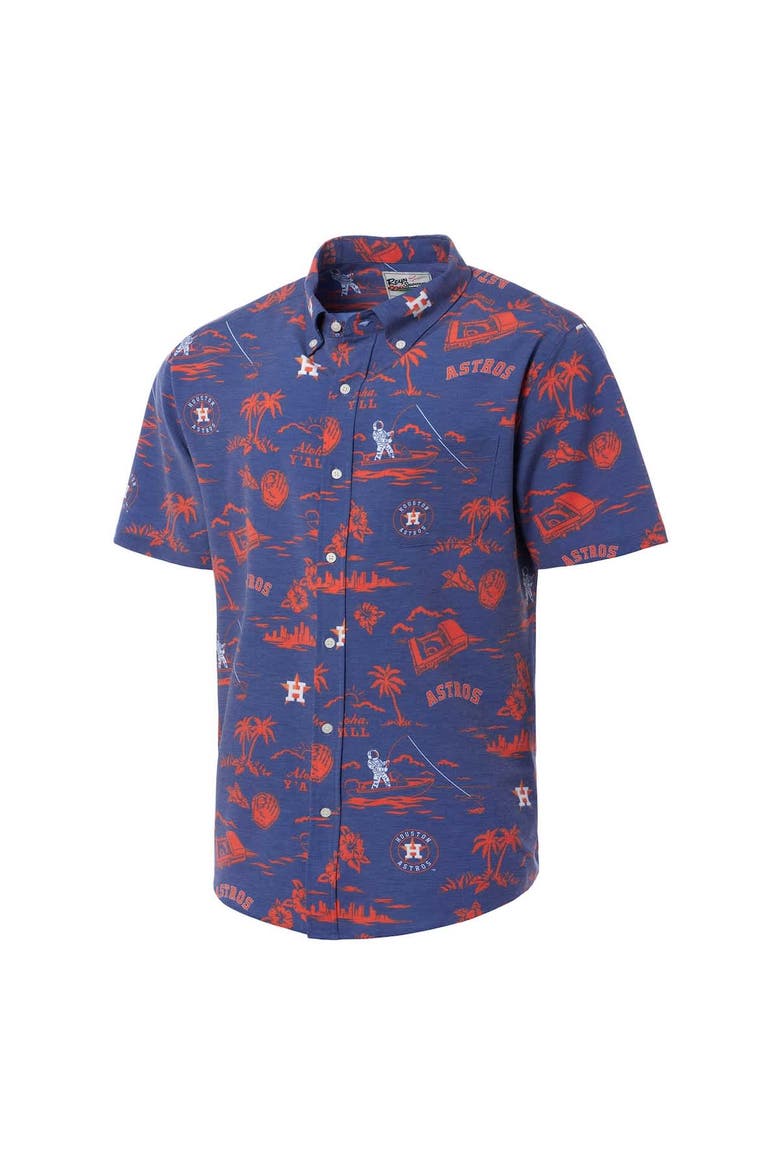 Men's Reyn Spooner Navy Houston Astros Kekai Button-Down Shirt, Alternate, color, Navy