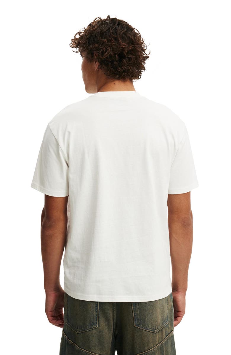 Cotton On Men's Loose Fit License T-Shirt, Alternate, color, Lcn Con Vintage White