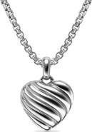 David Yurman Sculpted Cable Heart Locket, 23mm