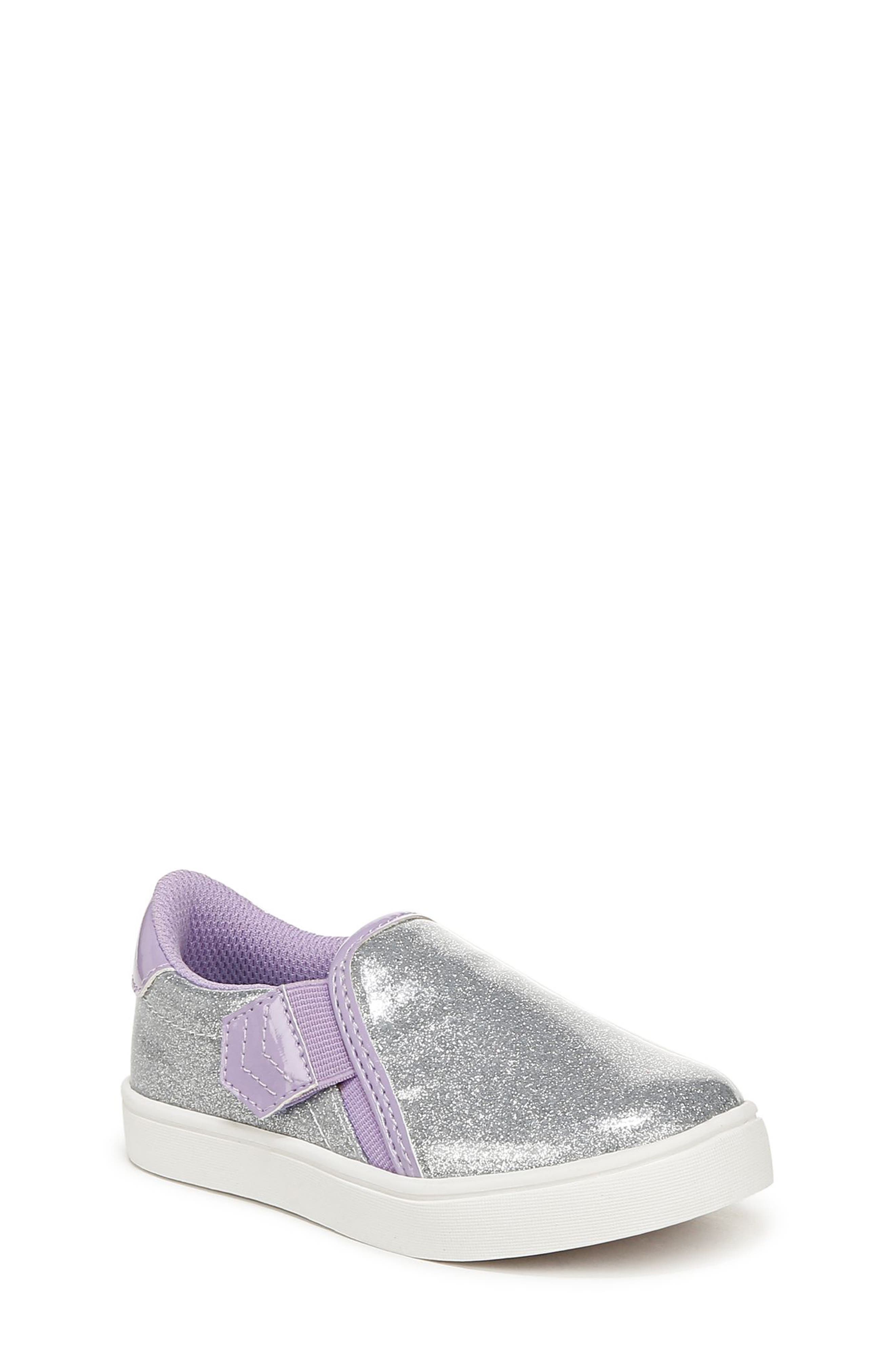 Kids' Madison Sneaker, Main, color, SILVER GREY FAUX LEATHER