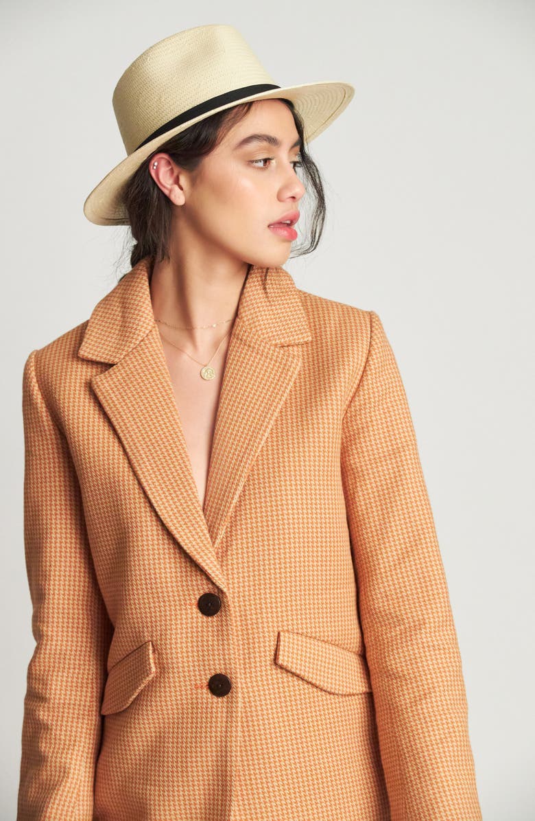 Brixton 'Pacific' Straw Fedora, Alternate, color,