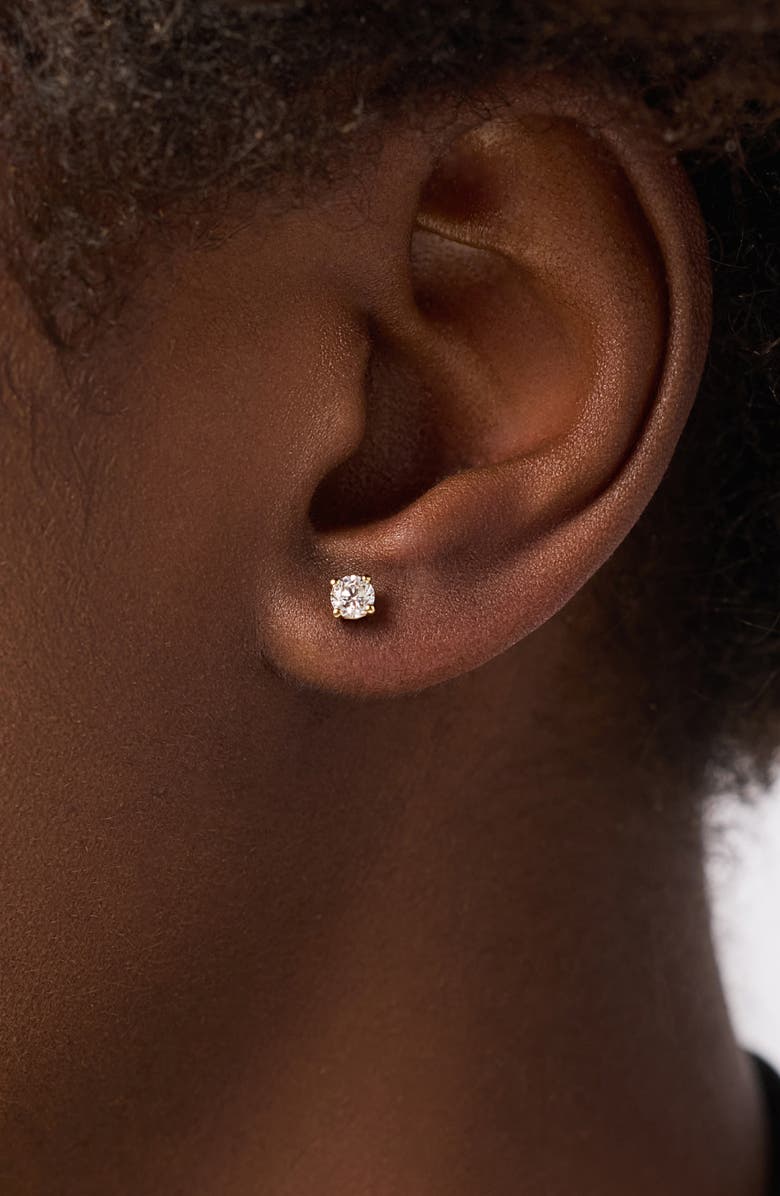 Ana Luisa Lab Grown Diamond Earrings - Gold Medium Diamond Studs, Alternate, color, Gold