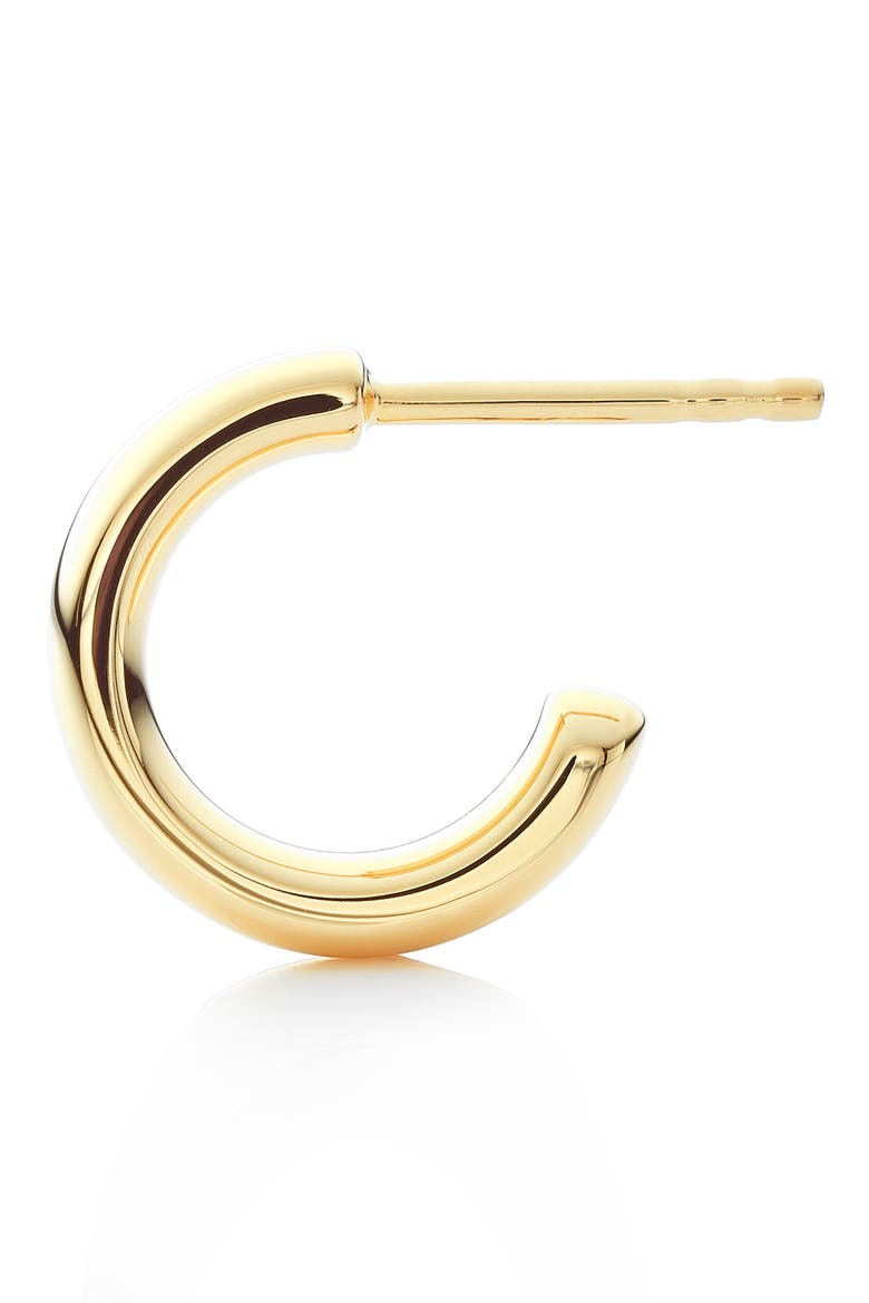 Fiji Mini Hoop Earrings, Alternate, color, GOLD